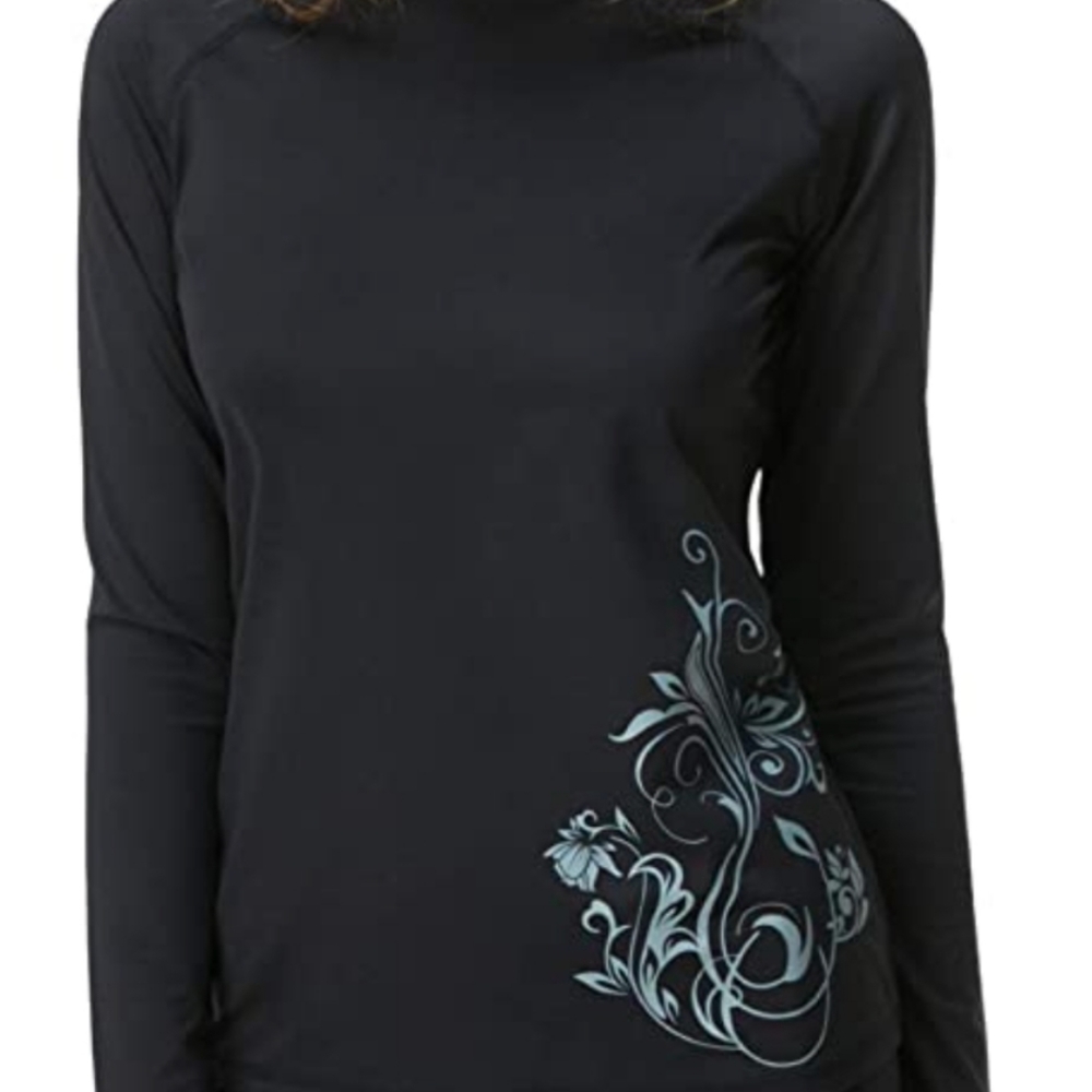 TSLA Women's UPF 50+ Rash Guard Long Sleeve
